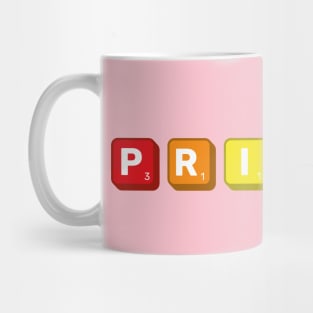 Pride letter game Mug